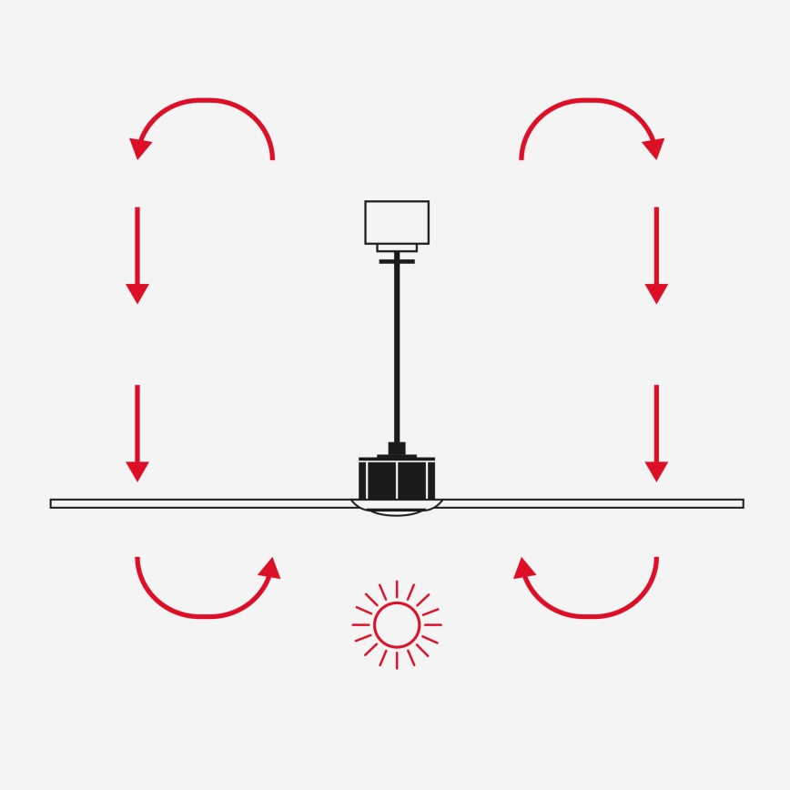 FARO 33436WT1N - Ventilador de techo LED regulable WEAVER M LED/16W/230V Ø 128 cm marrón/latón Wi-Fi Tuya + control remoto