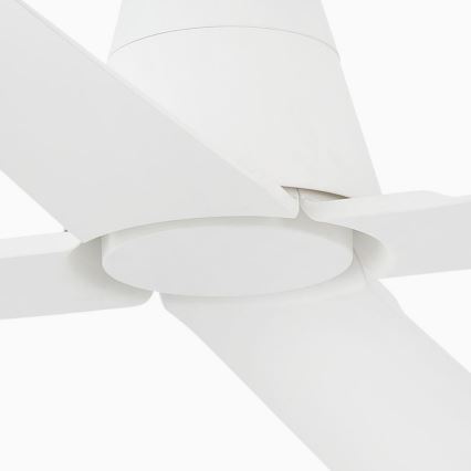 FARO 33480 - Ventilador de techo TYPHOON IP44 Ø 130 cm blanco + control remoto