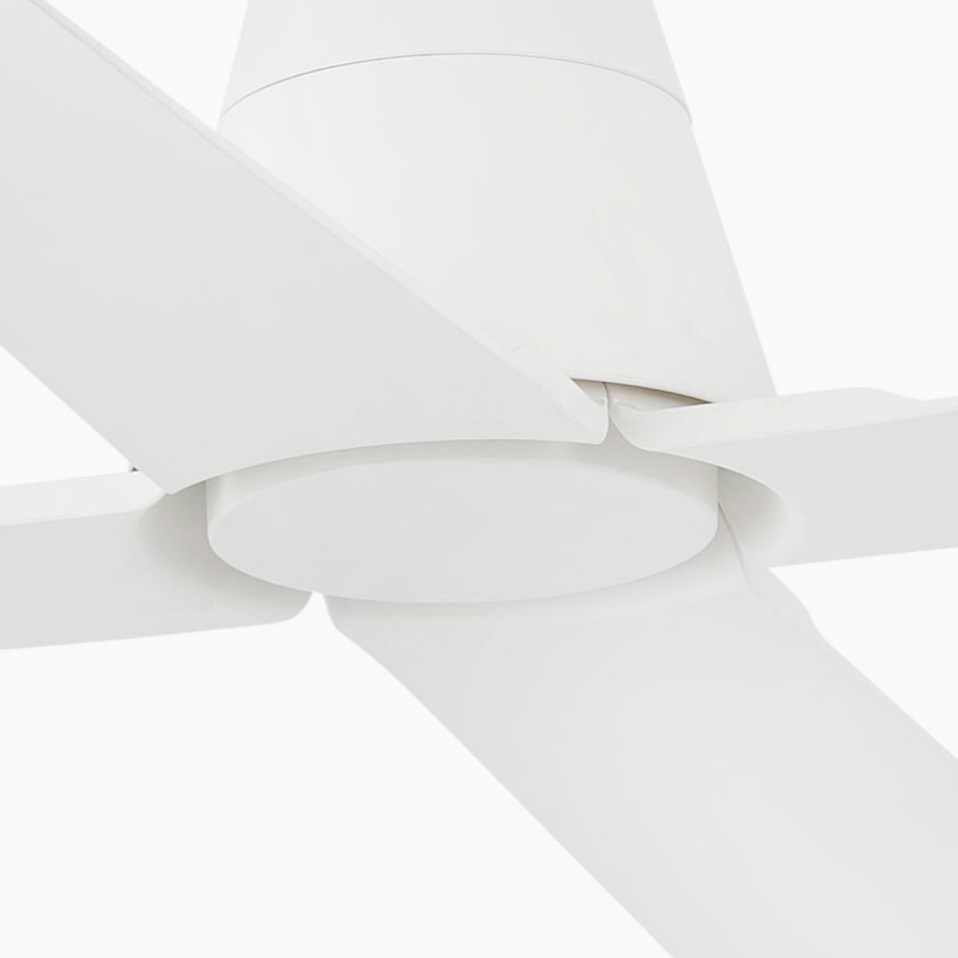 FARO 33480 - Ventilador de techo TYPHOON IP44 Ø 130 cm blanco + control remoto