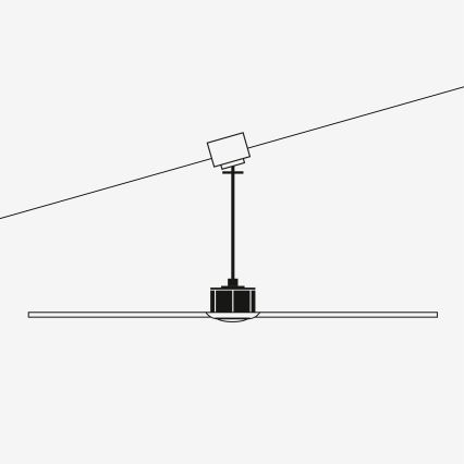 FARO 33509DC - Ventilador de techo MINI LANTAU cromo mate/madera diá. 107 cm + control remoto