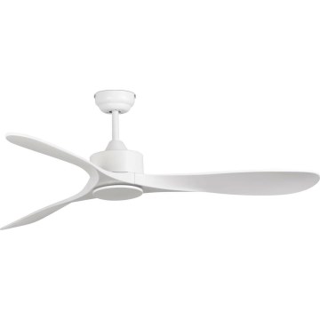 FARO 33750DCWT - Ventilador de techo LUZON L blanco diá. 132 cm Wi-Fi Tuya + control remoto