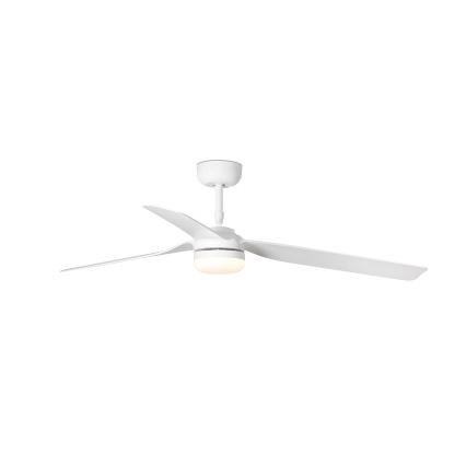FARO 33814WT-20 - Ventilador de techo LED regulable PUNT M LED/18W/230V 2700/3000/4000K blanco, diámetro 132 cm, Wi-Fi Tuya + mando a distancia