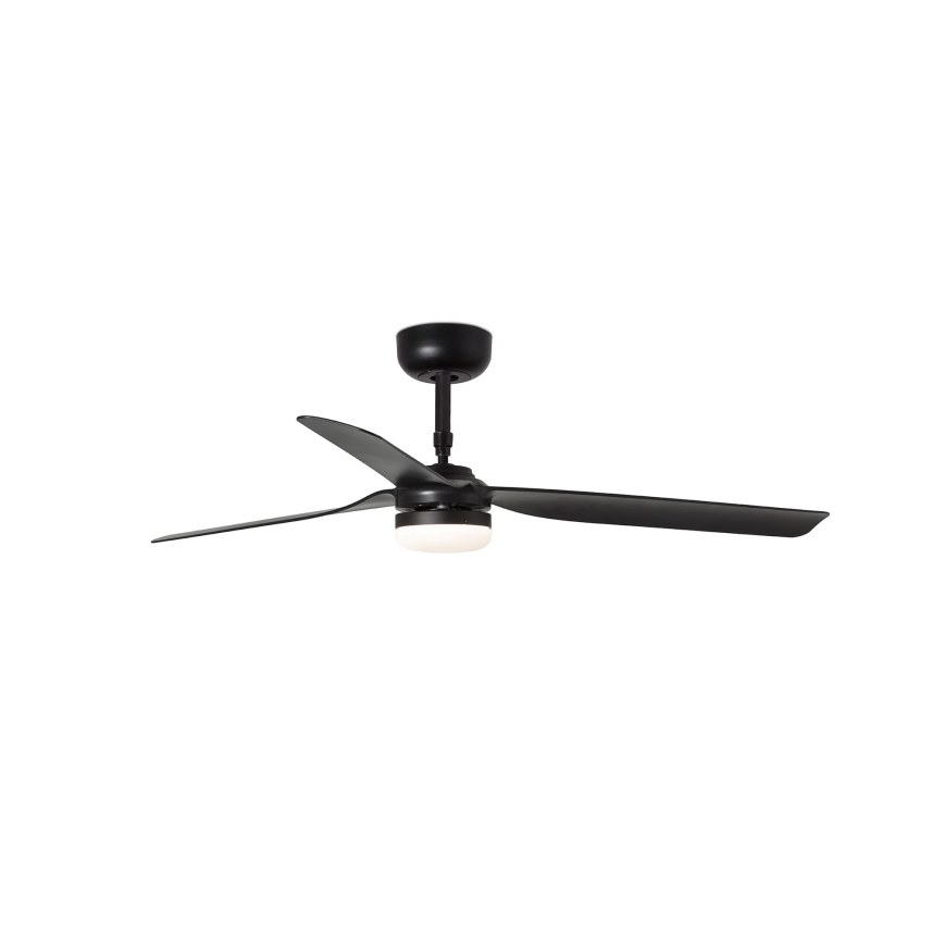 FARO 33815WT-21 - Ventilador de techo LED regulable PUNT M LED/18W/230V 2700/3000/4000K negro diámetro 132 cm Wi-Fi Tuya + mando a distancia
