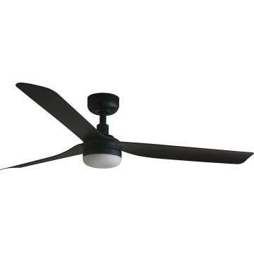 FARO 33815WT-21 - Ventilador de techo LED regulable PUNT M LED/18W/230V 3000/4200/6500K negro diá. 132 cm Wi-Fi Tuya + control remoto