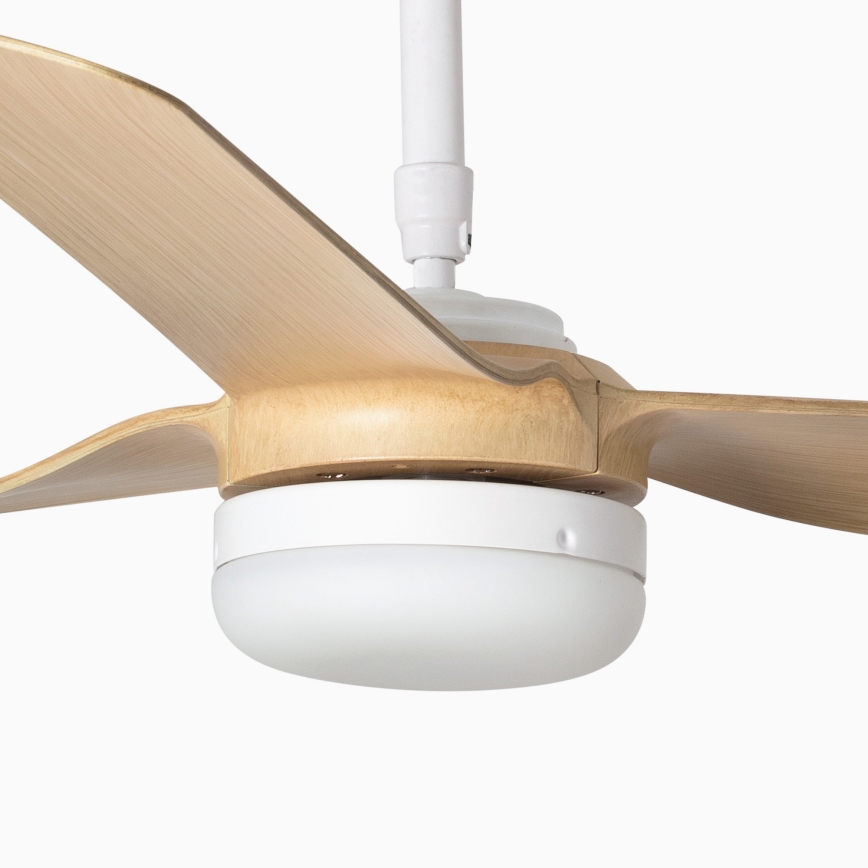 FARO 33816-20 - Ventilador de techo LED PUNT LED/18W/230V Wi-Fi beige/blanco + control remoto