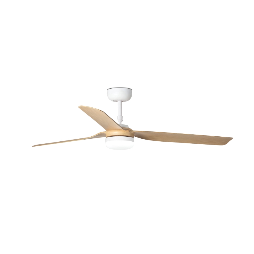 FARO 33816-20 - Ventilador de techo LED PUNT LED/18W/230V Wi-Fi beige/blanco + control remoto