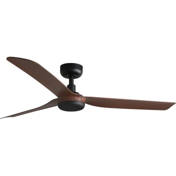 FARO 33817WT - Ventilador de techo PUNT M marrón/negro diá. 132 cm Wi-Fi Tuya + control remoto