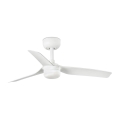 FARO 33820-1TW - Ventilador de techo LED regulable MINI PUNT S LED/10W 2700/3000/4000K blanco, diámetro 90 cm + mando a distancia