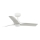 FARO 33824WT1S - Ventilador de techo LED regulable HEY S, LED 10W/230V, 2700/3000/4000K, Ø 90 cm, blanco, Wi‑Fi Tuya + mando a distancia