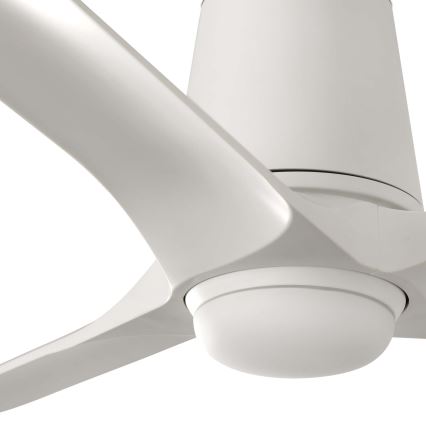 FARO 33826WT-1TW - Ventilador de techo LED regulable HEY TUB S LED/10W/230V 2700/4000/6000K blanco diá. 90 cm Wi-Fi Tuya + control remoto