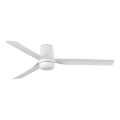 FARO 33828-1TW - Ventilador de techo LED regulable PUNT TUB M LED/18W/230V 2700/3000/4000K diámetro 130 cm blanco + mando a distancia