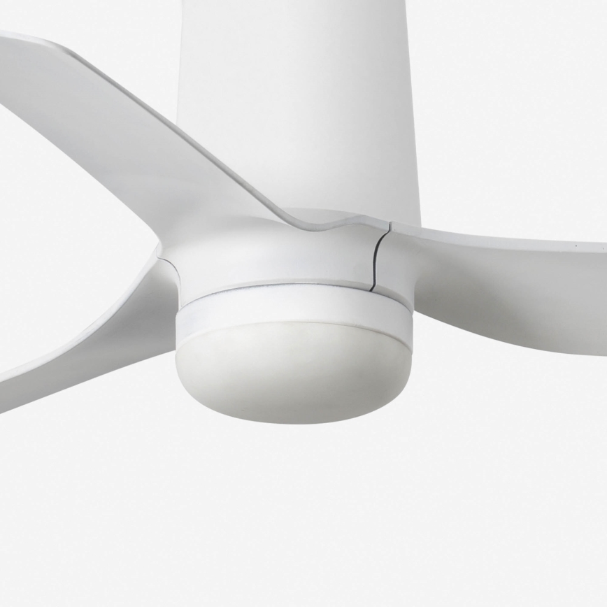 FARO 33832-1TW - Ventilador de techo LED regulable MINI PUNT TUB con LED/10W/230V 2700/3000/4000K, diámetro 90 cm, blanco + mando a distancia