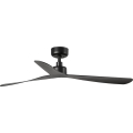 FARO 34196 - Ventilador de techo ROCKER M, diámetro 132 cm, negro + control remoto