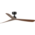 FARO 34197 - Ventilador de techo ROCKER M, diámetro 132 cm, marrón/negro + mando a distancia