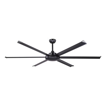 FARO 34203 - Ventilador de techo ROTTERDAM XL negro diá. 200 cm + control remoto