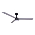 FARO 342871S - Ventilador de techo LED regulable CRUISER XL LED/18W/230V 2700/3000/4000K Ø 160 cm gris/negro + mando a distancia