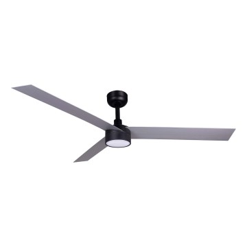 FARO 342871S - Ventilador de techo LED regulable CRUISER XL LED/18W/230V 2700/3000/4000K Ø 160 cm gris/negro + mando a distancia