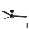 FARO 34289-1TW - Ventilador de techo LED regulable CRUISER S LED/18W/230V 2700/4000/6500K diá. 106 cm negro + control remoto