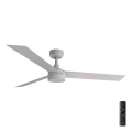 FARO 34290-1TW - Ventilador LED regulable CRUISER LED/20W/230V 2700/4000/6500K d. 132 cm blanco + mando a distancia