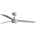 FARO 34297WT1S - Ventilador de techo LED regulable RUDDER L LED/18W/230V 2700/3000/4000K diámetro 132 cm beige/blanco Wi-Fi Tuya + control remoto
