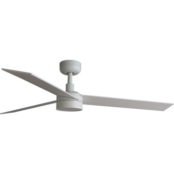 FARO 34297WT1S - Ventilador de techo LED regulable RUDDER L LED/18W/230V 2700/3000/4000K diámetro 132 cm beige/blanco Wi-Fi Tuya + control remoto