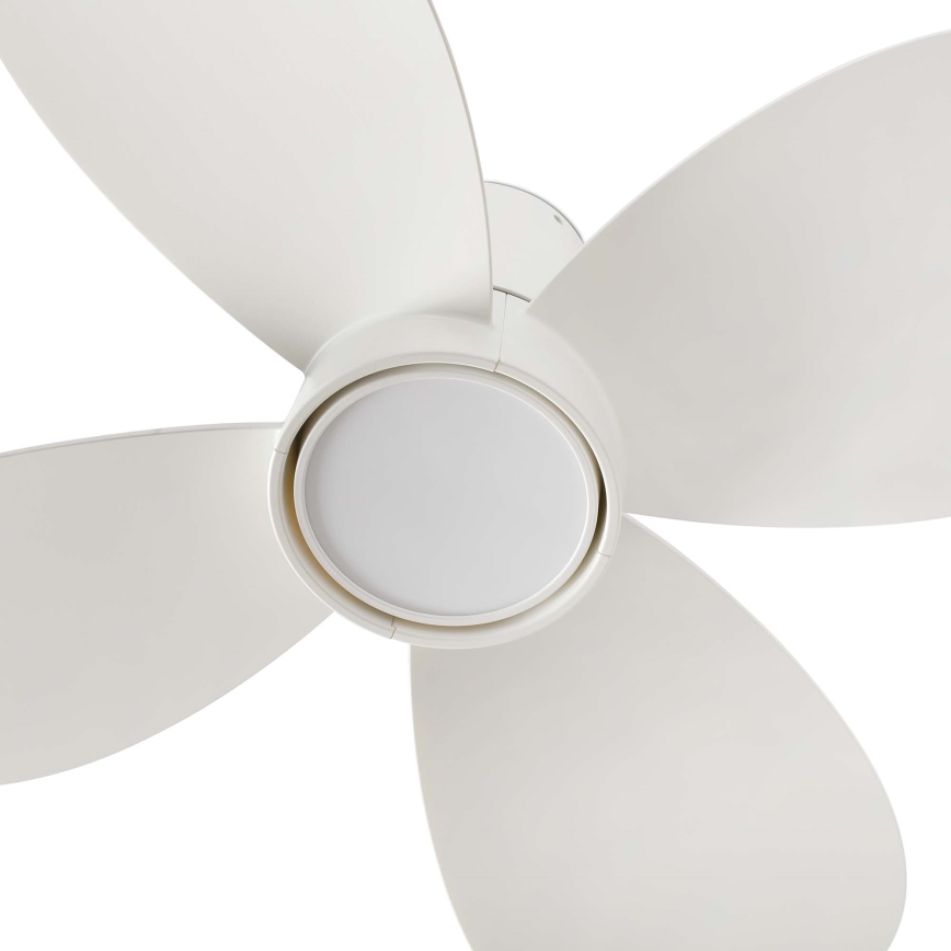 FARO 34315 - Ventilador de techo LED regulable KLOVER S LED/20W/230V 2700/4000/6500K blanco diá. 80 cm + control remoto