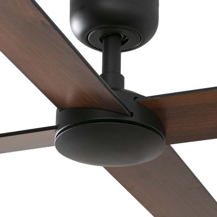 FARO 34356 - Ventilador de techo RUDDER L marrón/negro diá. 132 cm + control remoto