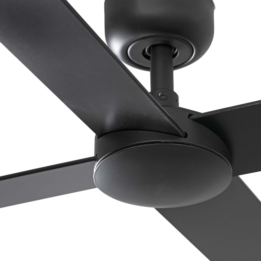 FARO 34356 - Ventilador de techo RUDDER L marrón/negro diá. 132 cm + control remoto