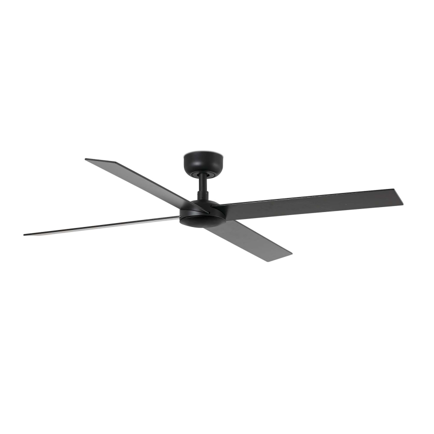 FARO 34356 - Ventilador de techo RUDDER L marrón/negro diá. 132 cm + control remoto