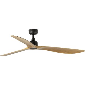 FARO 34360 - Ventilador de techo OUTWOOD L marrón/negro diá. 150 cm IP44 + control remoto