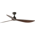 FARO 34362 - Ventilador de techo OUTWOOD L marrón/negro diá. 150 cm IP44 + control remoto