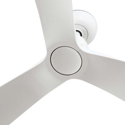 FARO 34363WT - Ventilador de techo OUTWOOD L blanco, diámetro 150 cm, Wi-Fi Tuya, IP44 + mando a distancia