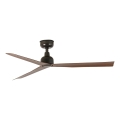 FARO 34372 - Ventilador de techo MARINE M Ø 125 cm marrón/negro IP44 + mando a distancia