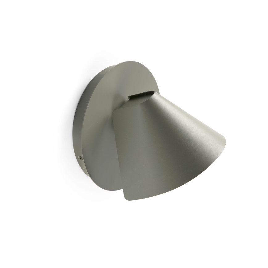 FARO 62356 - Aplique de pared orientable NOON 1xE27/15W/230V caqui