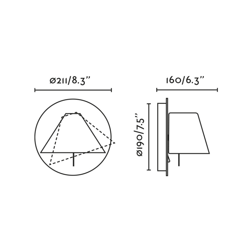FARO 62356 - Aplique de pared orientable NOON 1xE27/15W/230V caqui