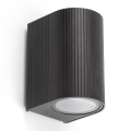 FARO 70322 - Aplique de pared exterior ESTELA 1xGU10/5W/230V IP65 negro