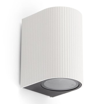 FARO 70323 - Aplique de pared exterior ESTELA 1xGU10/5W/230V IP65 blanco