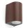 FARO 70324 - Aplique de pared exterior ESTELA 1xGU10/5W/230V IP65 marrón