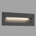 FARO 70638 - Luminaria empotrada para exterior NAT LED/8W/230V IP65 negra