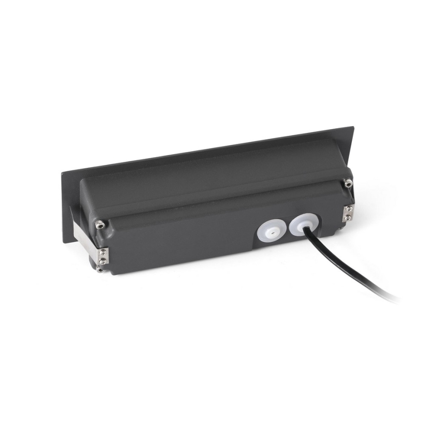 FARO 70638 - Luminaria empotrada para exterior NAT LED/8W/230V IP65 negra