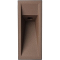 FARO 70929 - Luminaria empotrada LED TIL, 3W/24V, CRI 90, IP65, marrón