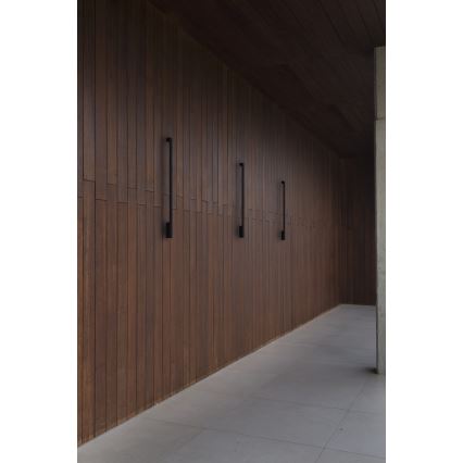 FARO 71803 - Aplique LED de pared para exterior LIME LED/10W/230V 2700/3000/4000K 90 cm IRC 90 IP65 negro