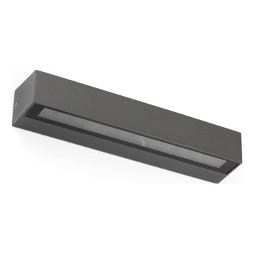 FARO 71904 - Aplique LED de pared exterior DORO 2xLED/10W/230V IP65 antracita