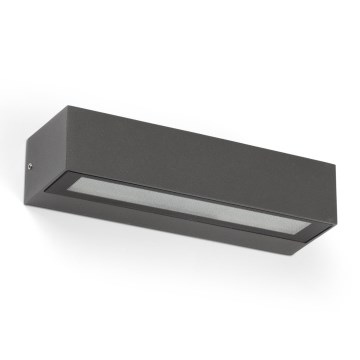 FARO 71910 - Aplique LED de pared para exterior LAKO LED/8W/230V IP65 antracita