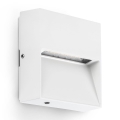 FARO 71964 - Luminaria LED para escalera DUNE LED/3W/230V 2200/2700/3200/4000K IP65 blanca cuadrada