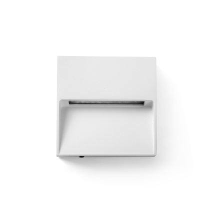 FARO 71964 - Luminaria LED para escaleras DUNE LED/3W/230V 2200/2700/3200/4000K IP65 blanco cuadrado