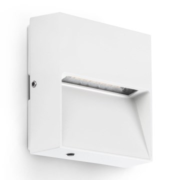 FARO 71964 - Luminaria LED para escaleras DUNE LED/3W/230V 2200/2700/3200/4000K IP65 blanco cuadrado