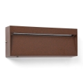 FARO 71968 - Luminaria LED para escalera DUNE LED/6W/230V 2200/2700/3200/4000K IP65 marrón rectangular