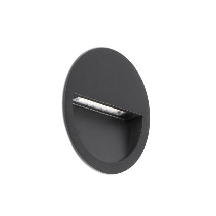FARO 71969 - Luminaria empotrable POMA LED/3W/230V 2200/2700/3200/4000K IP65 antracita