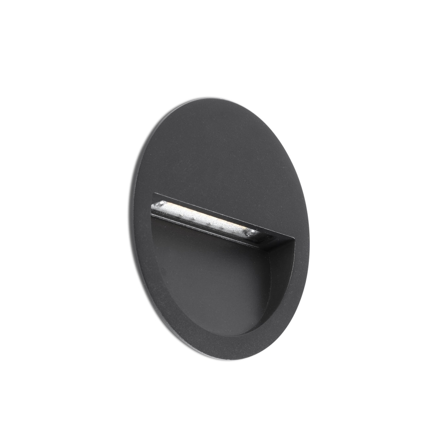 FARO 71969 - Luminaria empotrable POMA LED/3W/230V 2200/2700/3200/4000K IP65 antracita